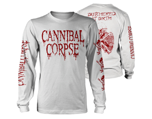 CANNIBAL CORPSE butchered at birth/wht LONGSLEEVE