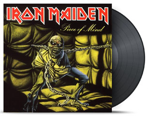 IRON MAIDEN piece of mind VINYL