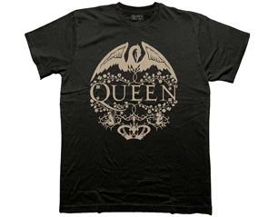 QUEEN floral crest mono TSHIRT