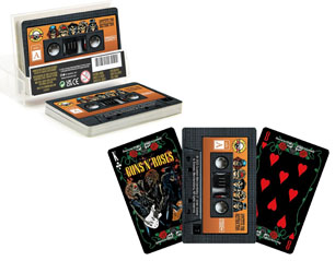 GUNS N ROSES cassette PLAYING CARDS