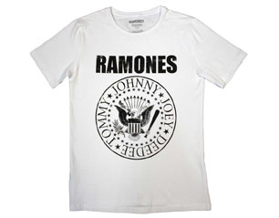 RAMONES presidential seal WHITE LADIES TSHIRT