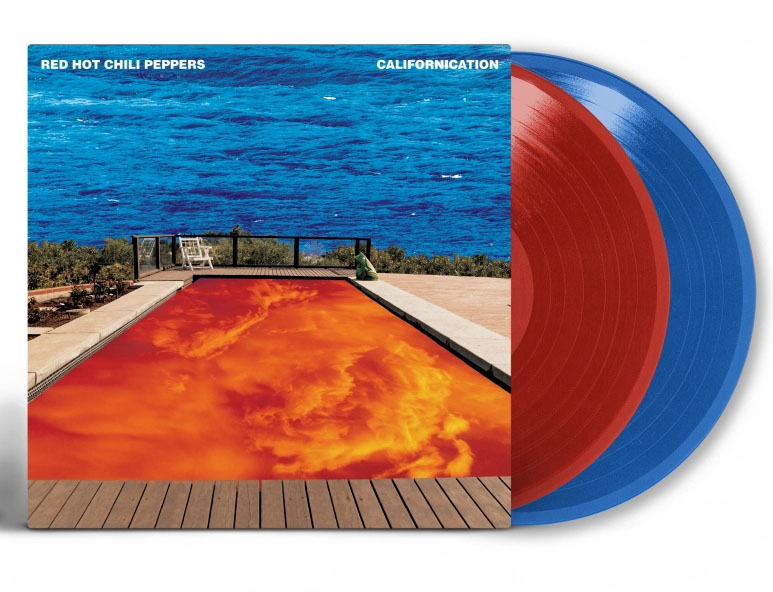 RED HOT CHILI PEPPERS californication 25th Edition RED AND BLUE VINYL