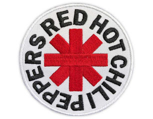 RED HOT CHILI PEPPERS asterisk WHITE PATCH