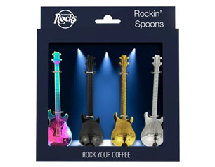 ROCK rocking guitar SET OF 4 COLHER