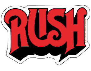 RUSH logo STICKER