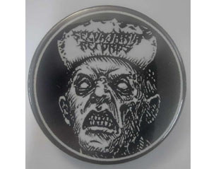 SELVAGARIA RECORDS zombie cap BUTTON BADGE