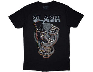 SLASH skull guitar snake TSHIRT