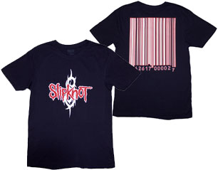 SLIPKNOT barcode bp NAVY BLUE TSHIRT