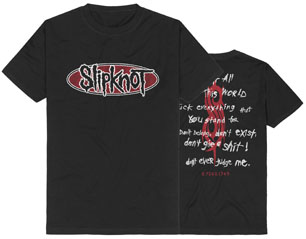 SLIPKNOT fuck it all TSHIRT