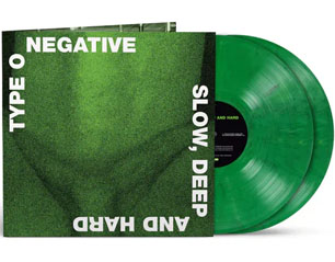 TYPE O NEGATIVE slow deep and hard GREEN VINYL