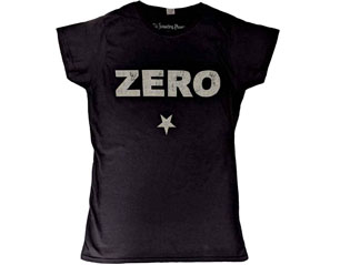 SMASHING PUMPKINS zero distressed LADIES TSHIRT