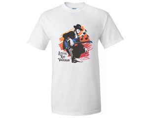 STEVIE RAY VAUGHAN stevie WHITE TSHIRT