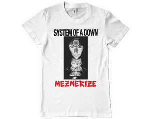 SYSTEM OF A DOWN mezmerize WHITE TSHIRT