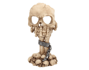 SKULLS deliberation tealight holder FIGURE