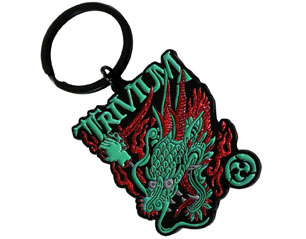 TRIVIUM deadmen dragon head metal KEYCHAIN