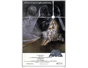 STAR WARS one sheet 40th birthday POSTER