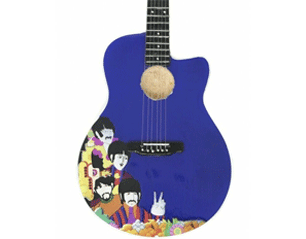 BEATLES yellow submarine tribute MGT-2400 MINI GUITAR