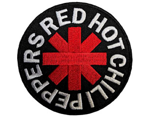 RED HOT CHILI PEPPERS red asterisk PATCH