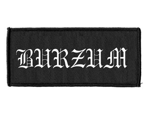 BURZUM white logo PATCH