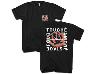 TOUCHE AMORE stage four rose TSHIRT