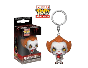 IT pennywise with balloon pocket pop KEYCHAIN