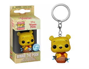 WINNIE THE POOH winnie the pooh glitter funko POCKET POP