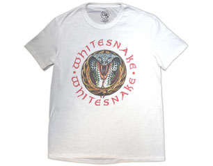 WHITESNAKE donnington snake WHITE TSHIRT